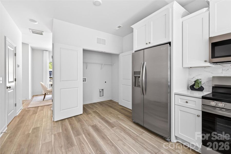 Furnished interior view inside a new home in , Charlotte (Image 9). Furnished interior view inside a new home in , Charlotte (Image 9).