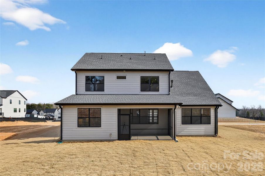 Rear of home