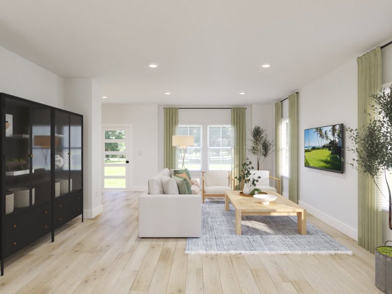 Furnished interior view inside a new home in Zermatt Townhomes, Nashville (Image 6). Furnished interior view inside a new home in Zermatt Townhomes, Nashville (Image 6).
