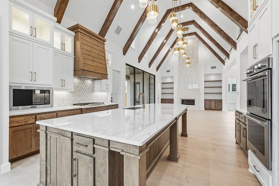 Furnished interior view inside a new home in Mosaic, Celina (Image 14). Furnished interior view inside a new home in Mosaic, Celina (Image 14).