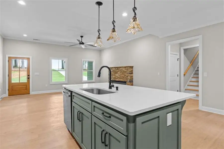 Furnished interior view inside a new home in , Bowdon (Image 14).