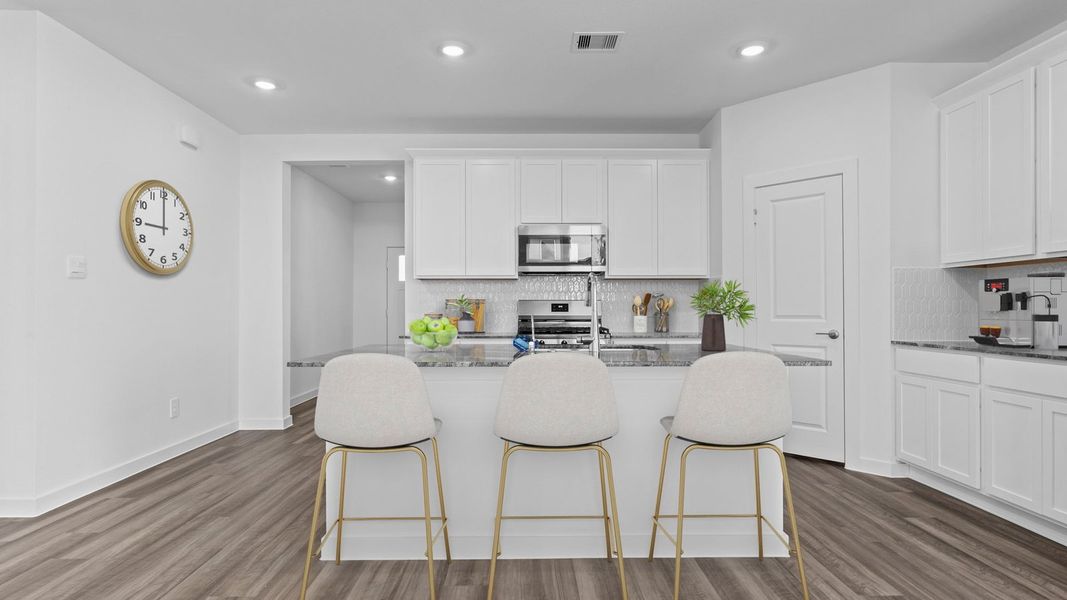 Furnished interior view inside a new home in Evergreen, Rosenberg (Image 7).