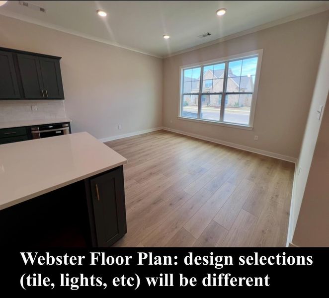 Furnished interior view inside a new home in Lockwood, Collierville (Image 5).