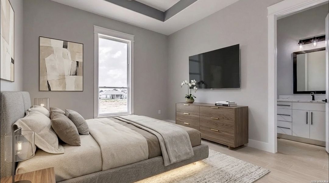 Furnished interior view inside a new home in , La Vernia (Image 9).