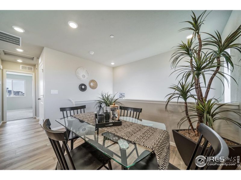 Furnished interior view inside a new home in , Johnstown (Image 3). Furnished interior view inside a new home in , Johnstown (Image 3).