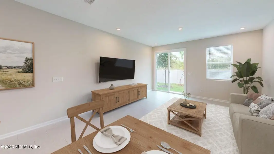 Furnished interior view inside a new home in Egret Creek, Jacksonville (Image 10).