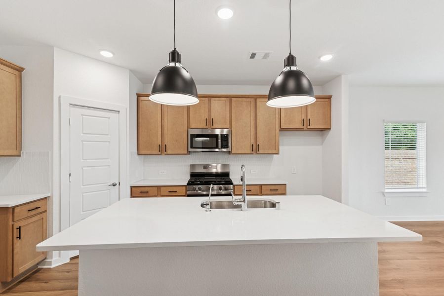 Furnished interior view inside a new home in Lone Star Landing, Montgomery (Image 6). Furnished interior view inside a new home in Lone Star Landing, Montgomery (Image 6).