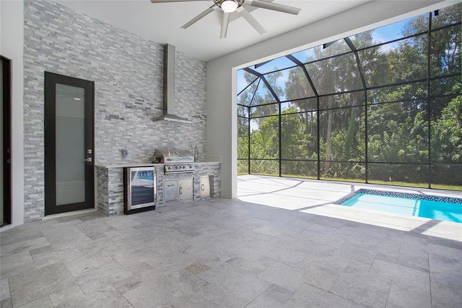 Exterior details and patio area of a home in , Estero (Image 4). Exterior details and patio area of a home in , Estero (Image 4).