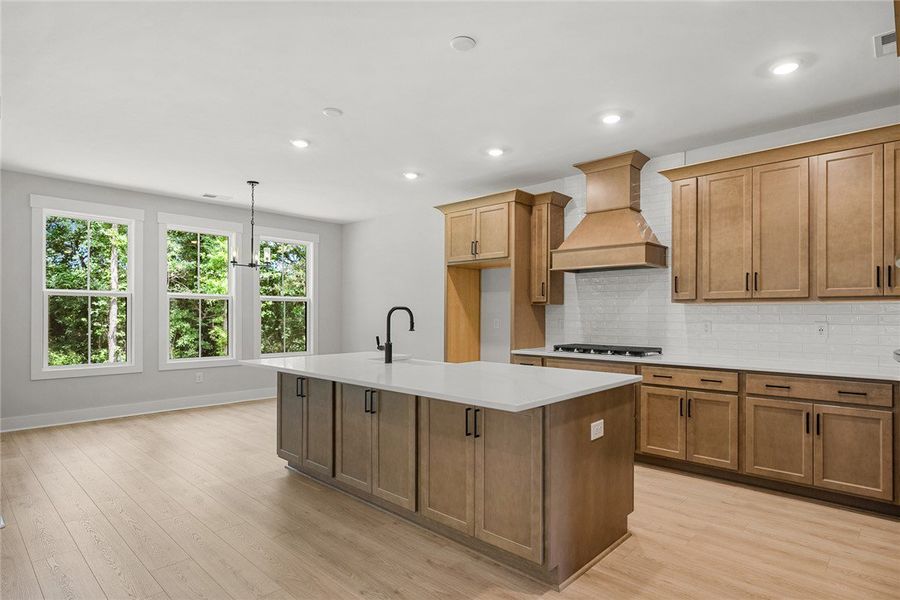 image is of a different house, same floor plan.  I