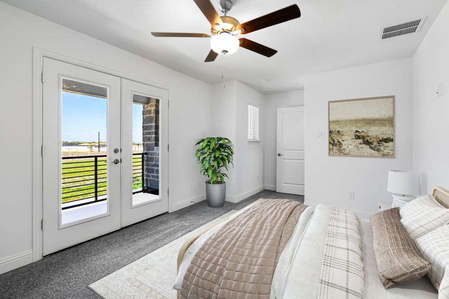 Furnished interior view inside a new home in Cross Creek Meadows, Celina (Image 4).