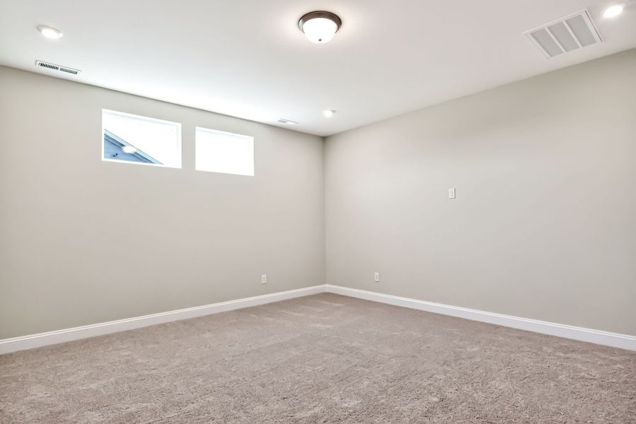 Representative unfurnished interior of a home built from the The Westwood by David Weekley Homes in Serenity - The Park Collection, Fuquay Varina (Image 7).