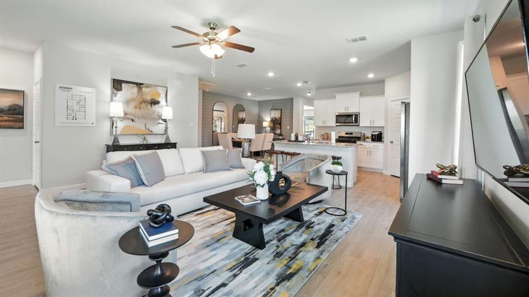 Furnished interior view inside a new home in Vista Park, Decatur (Image 24).