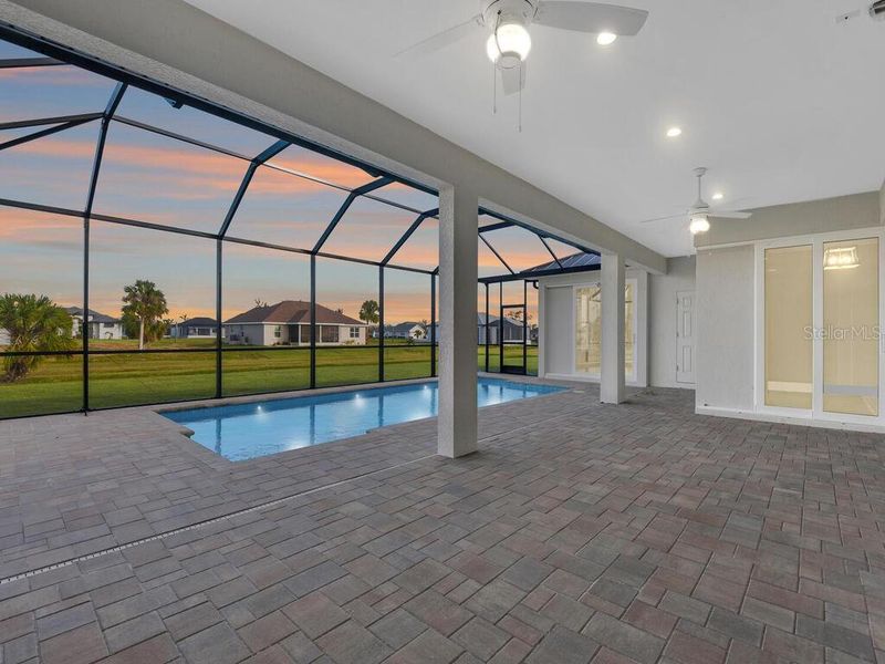 Exterior details and patio area of a home in , Rotonda West (Image 3).