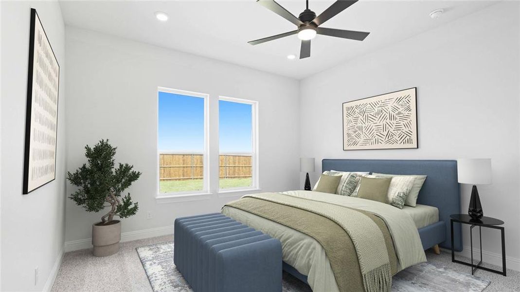 Furnished interior view inside a new home in Clearview Ranch, Royse City (Image 12).