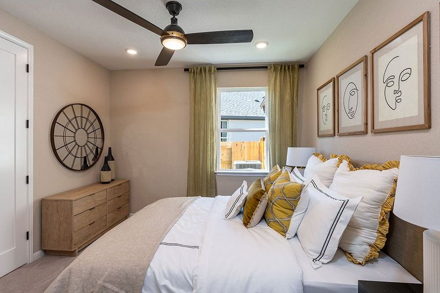 Furnished interior view inside a new home in Parkside on the River, Georgetown (Image 13).