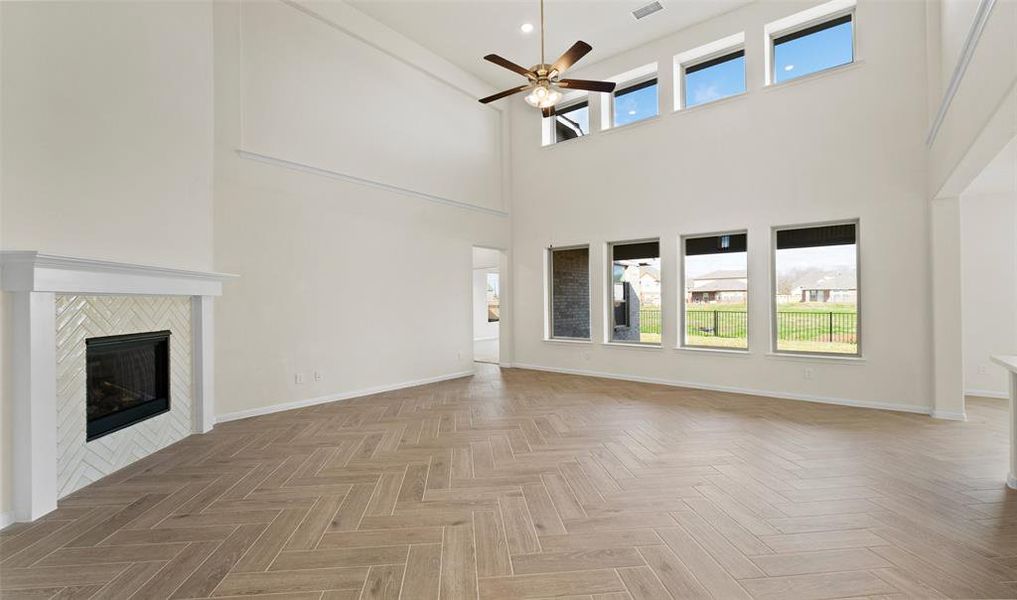 Two-story great room (*Photo not of actual home and used for illustration purposes only.)