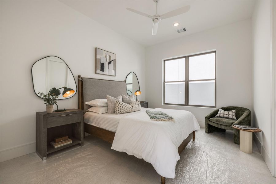 Furnished interior view inside a new home in , Houston (Image 26).