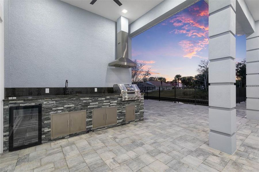 Exterior details and patio area of a home in , Palm Coast (Image 38). Exterior details and patio area of a home in , Palm Coast (Image 38).