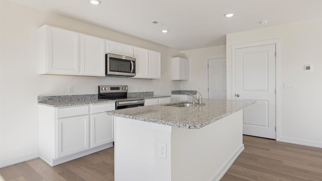 Furnished interior view inside a new home in Highland View, Seymour (Image 3).