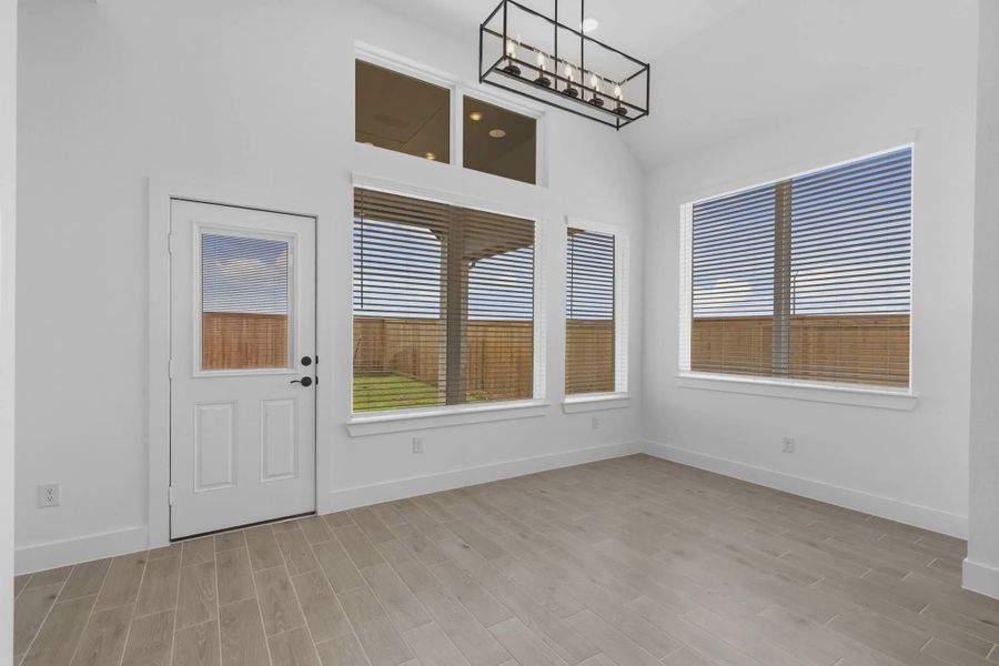 Representative unfurnished interior of a home built from the Marion by Chesmar Homes in Bridgeland, Elgin (Image 21).