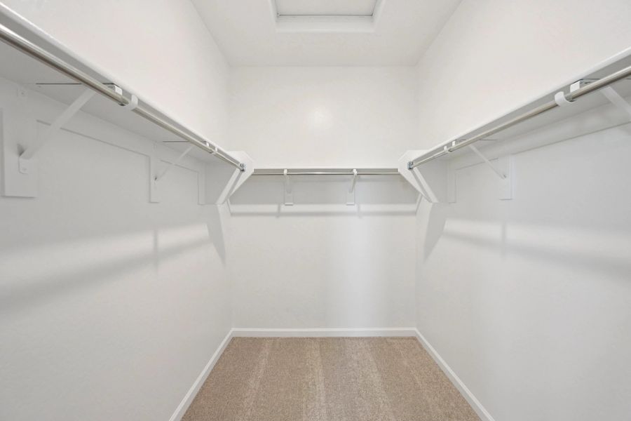 Primary walk in closet