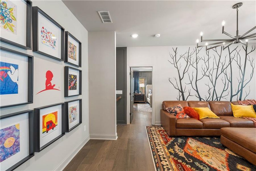 Furnished interior view inside a new home in Palisades, Cumming (Image 14).