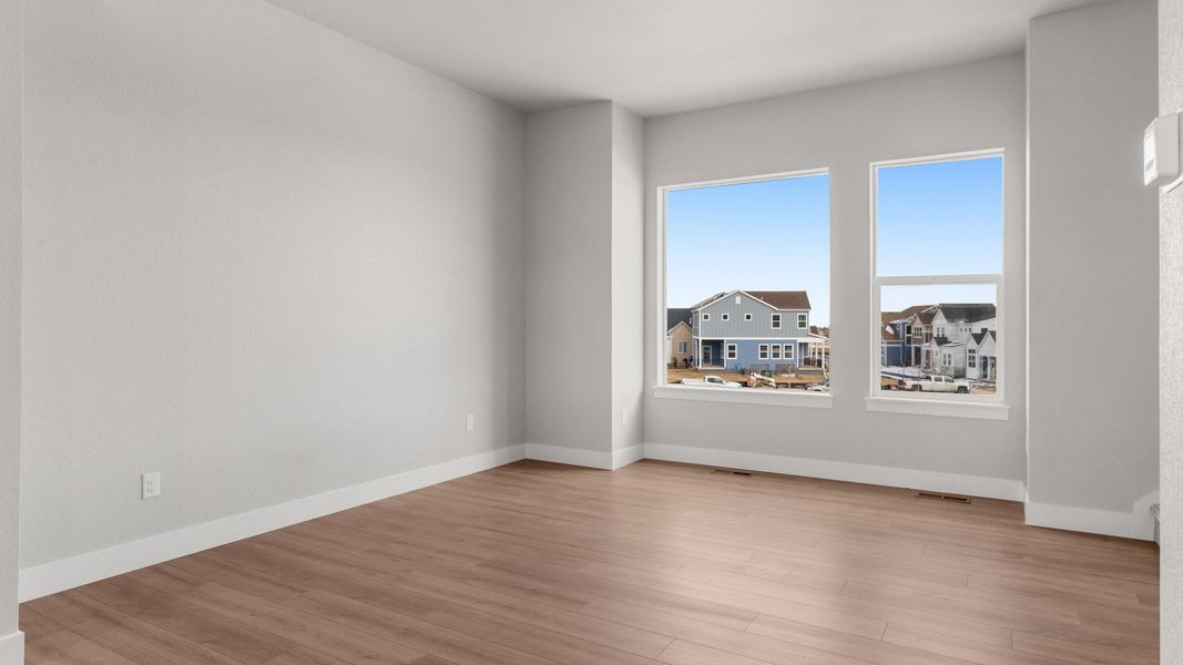 Furnished interior view inside a new home in Dillon Pointe - Skyview, Broomfield (Image 8).