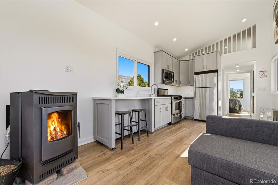 Furnished interior view inside a new home in , Westcliffe (Image 10).