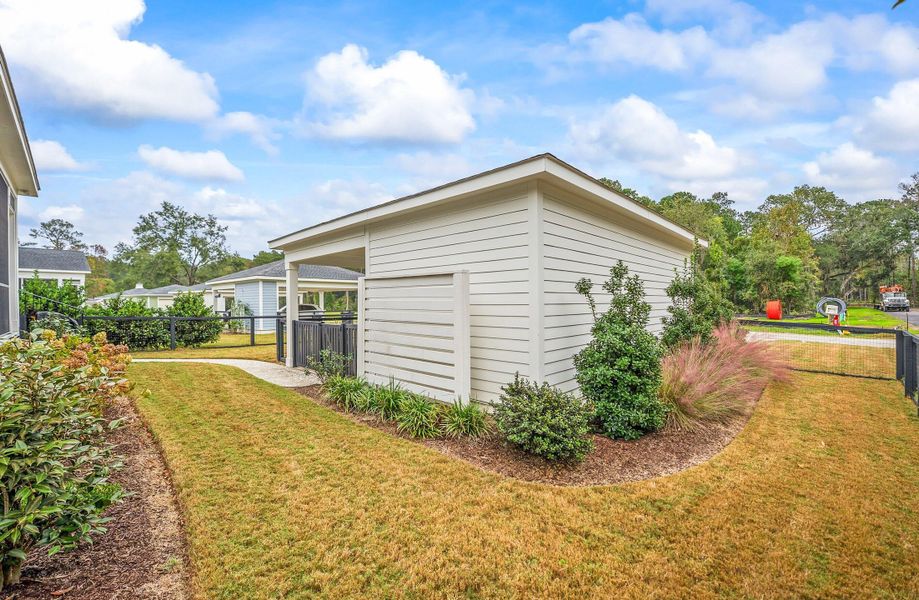 Exterior details and patio area of a home in , Beaufort (Image 27).