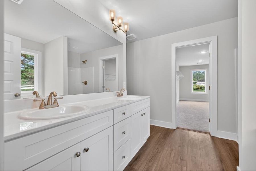 Furnished interior view inside a new home in , Statham (Image 11).