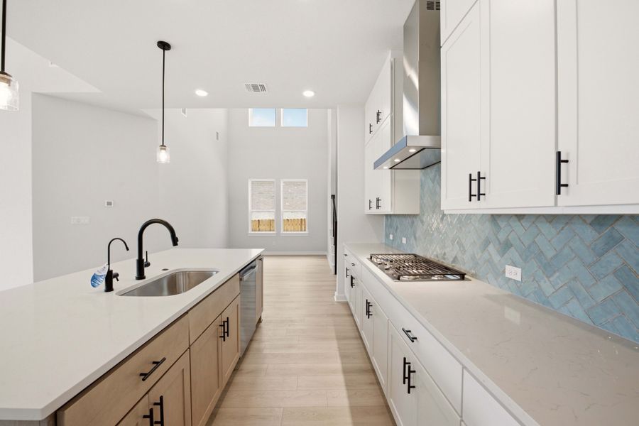 Furnished interior view inside a new home in Heritage, Dripping Springs (Image 9).