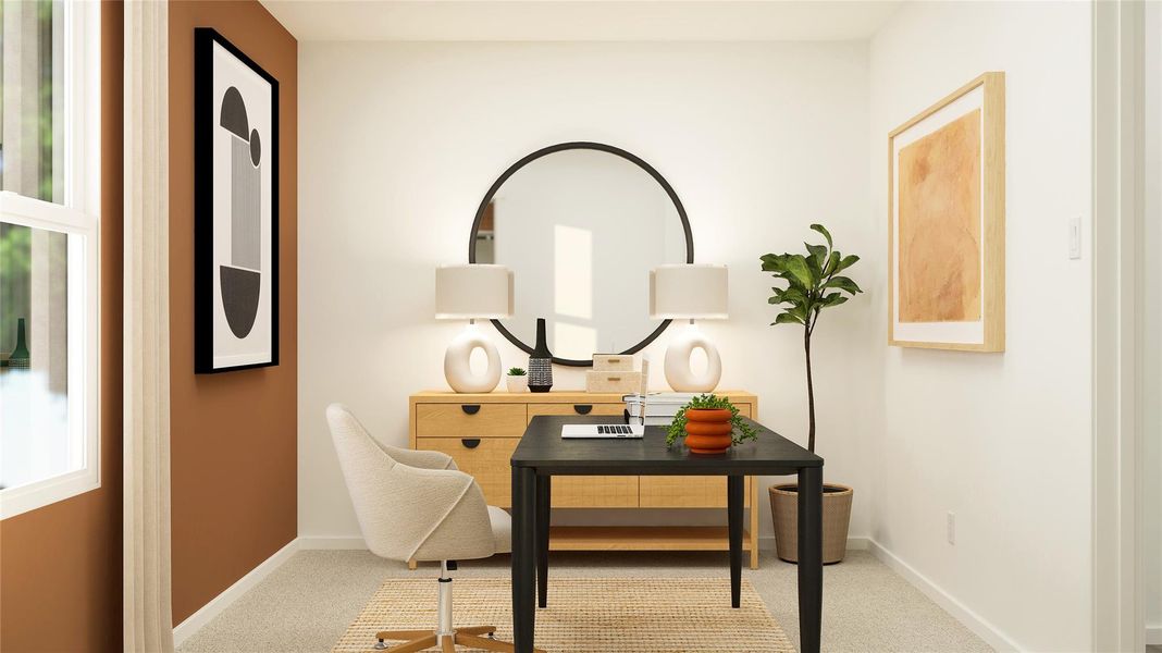 Furnished interior view inside a new home in Scotts Bend, Baytown (Image 3).