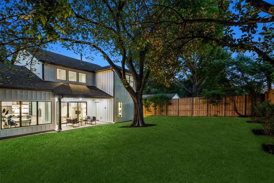 Exterior details and patio area of a home in , Dallas (Image 29).