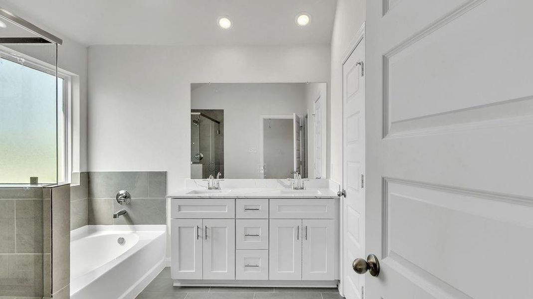 Furnished interior view inside a new home in Aldine Pines, Houston (Image 13).