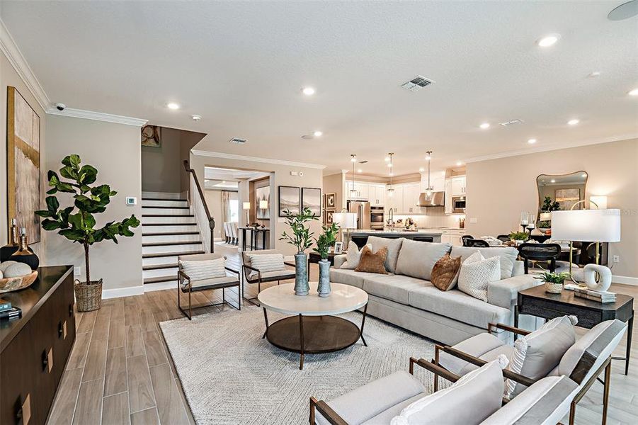 Furnished interior view inside a new home in Ardisia Park, New Smyrna Beach (Image 21).