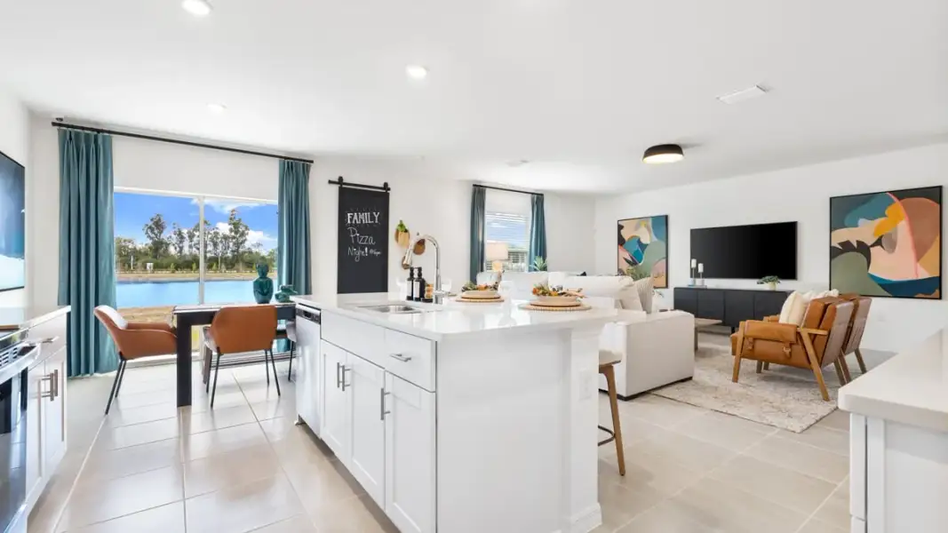 Furnished interior view inside a new home in Firethorn, Parrish (Image 14).