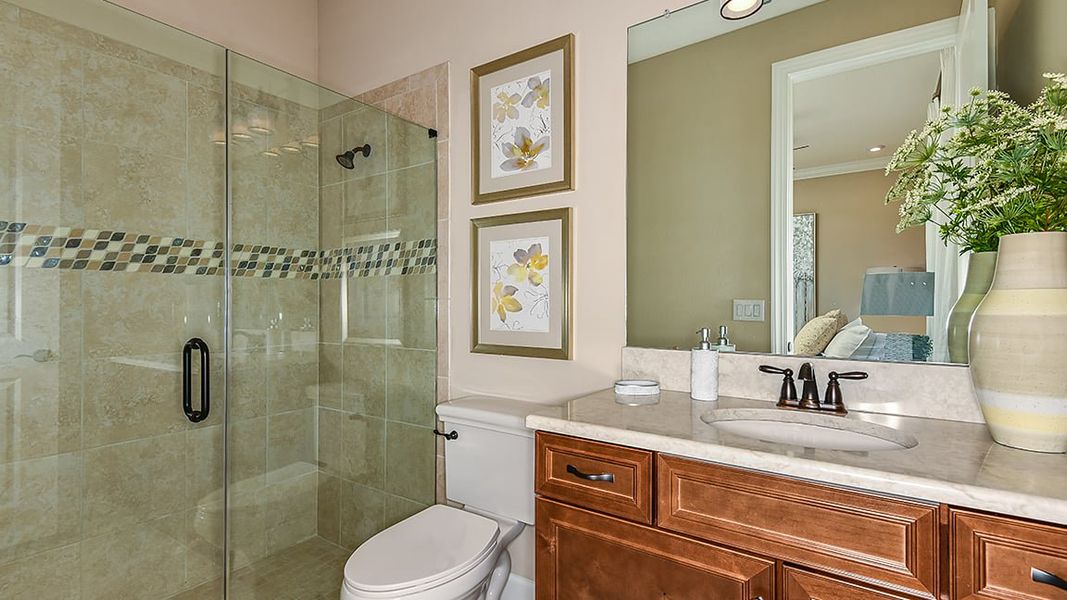Furnished interior view inside a new home in Esplanade at Wiregrass Ranch, Wesley Chapel (Image 21). Furnished interior view inside a new home in Esplanade at Wiregrass Ranch, Wesley Chapel (Image 21).