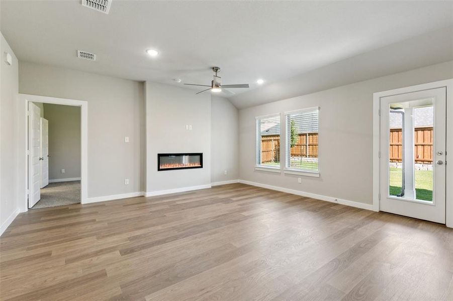 Spacious, unfurnished interior of a new home in Madero, Haslet (Image 23). Spacious, unfurnished interior of a new home in Madero, Haslet (Image 23).