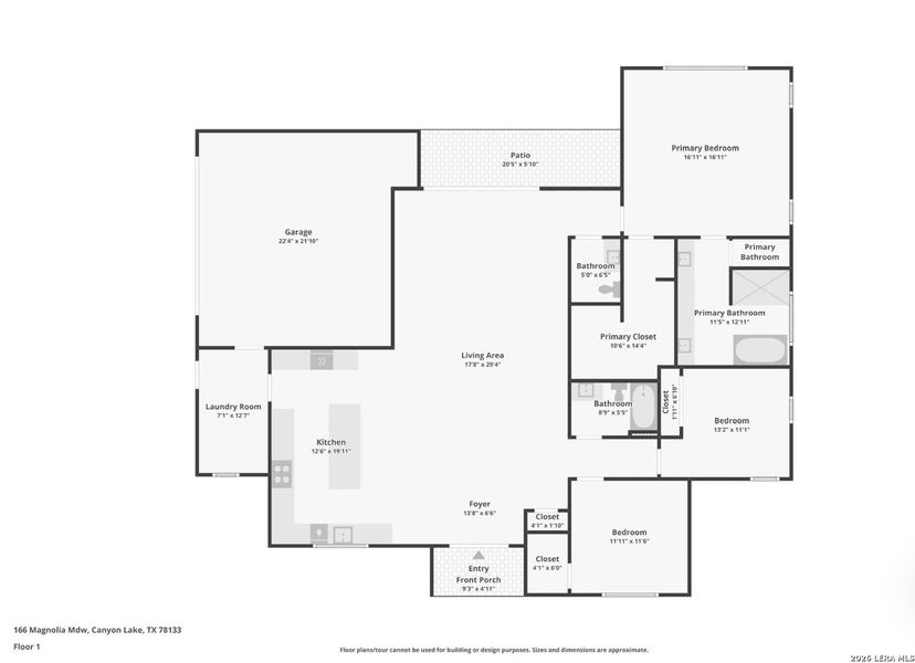 2D floor plan layout of this home in , Canyon Lake, TX (Image 2). 2D floor plan layout of this home in , Canyon Lake, TX (Image 2).