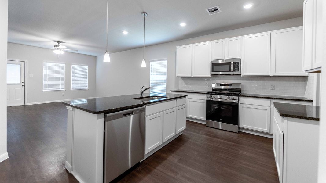 Furnished interior view inside a new home in Windrose Green, Angleton (Image 6).