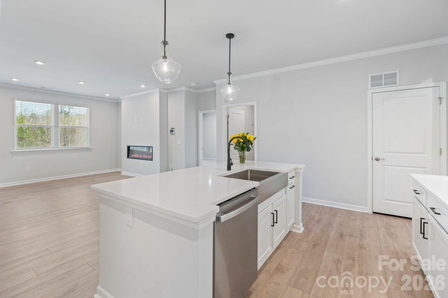 Furnished interior view inside a new home in , Sherrills Ford (Image 10).