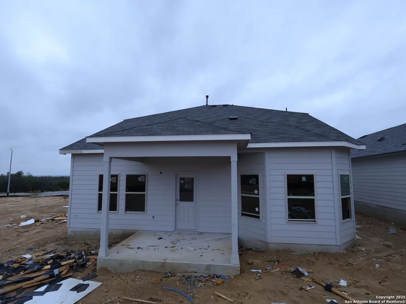In-progress construction of a new home in Mesquite Ridge, San Antonio, TX (Image 26).