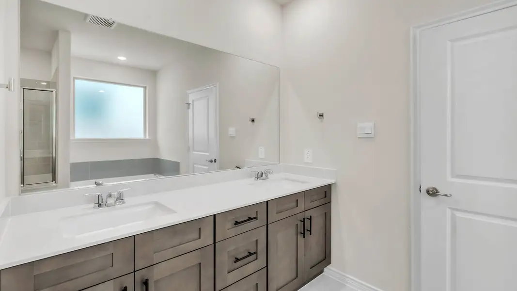 Furnished interior view inside a new home in The Landing at Hidden Lakes, McKinney (Image 10).