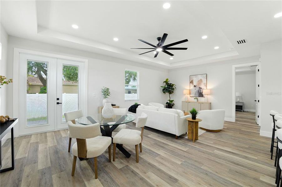 Furnished interior view inside a new home in , Tampa (Image 3). Furnished interior view inside a new home in , Tampa (Image 3).