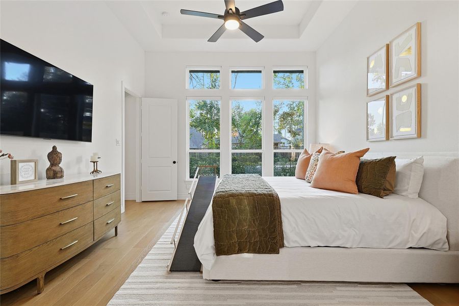 Furnished interior view inside a new home in , Porter (Image 18).