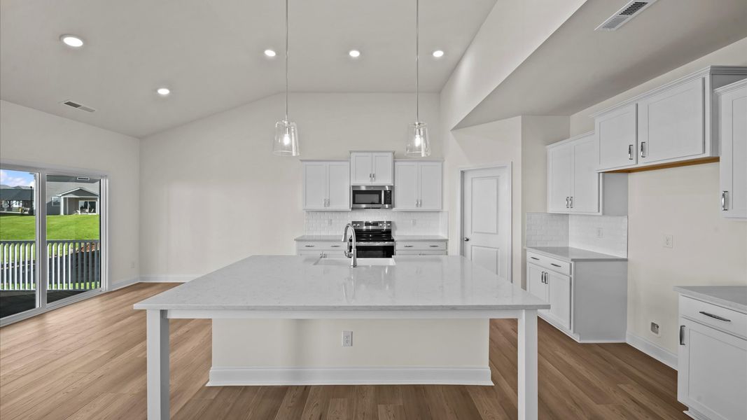 Furnished interior view inside a new home in Weavers Pointe, Zebulon (Image 11).