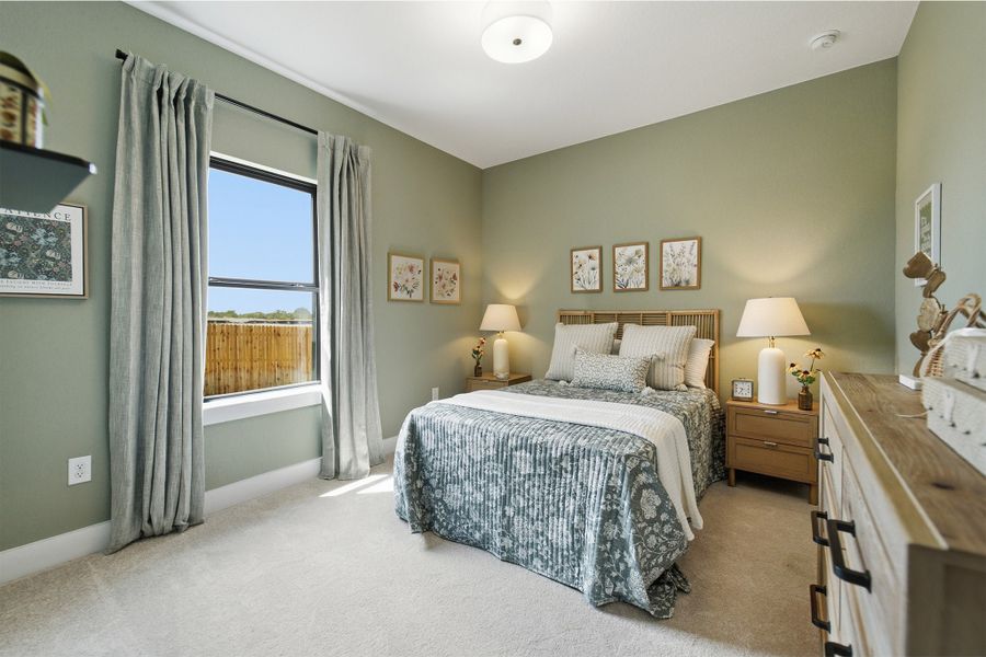 Furnished interior view inside a new home in Sunfield, Buda (Image 35).