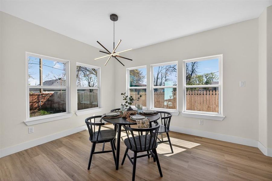 Furnished interior view inside a new home in , Fort Worth (Image 23).