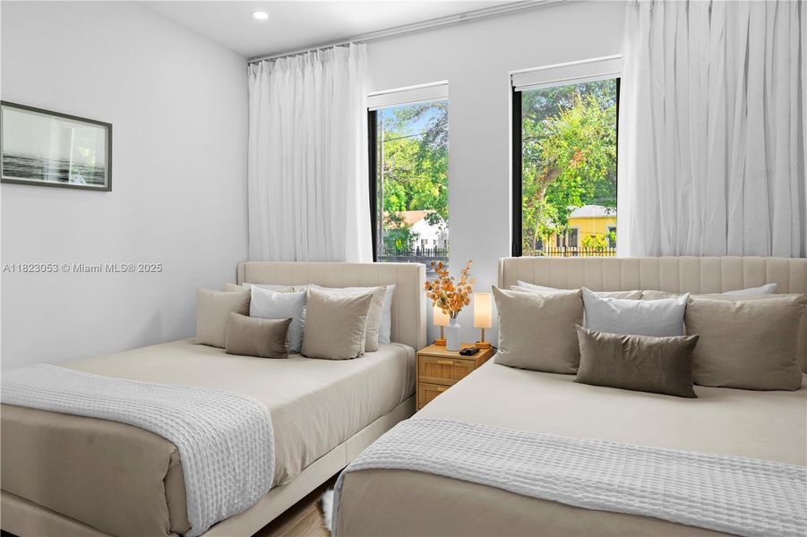 Furnished interior view inside a new home in , Miami (Image 10).