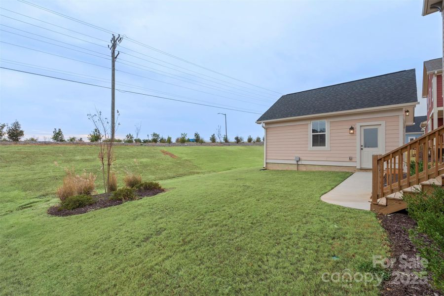Exterior details and patio area of a home in Riverwalk, Rock Hill (Image 23).